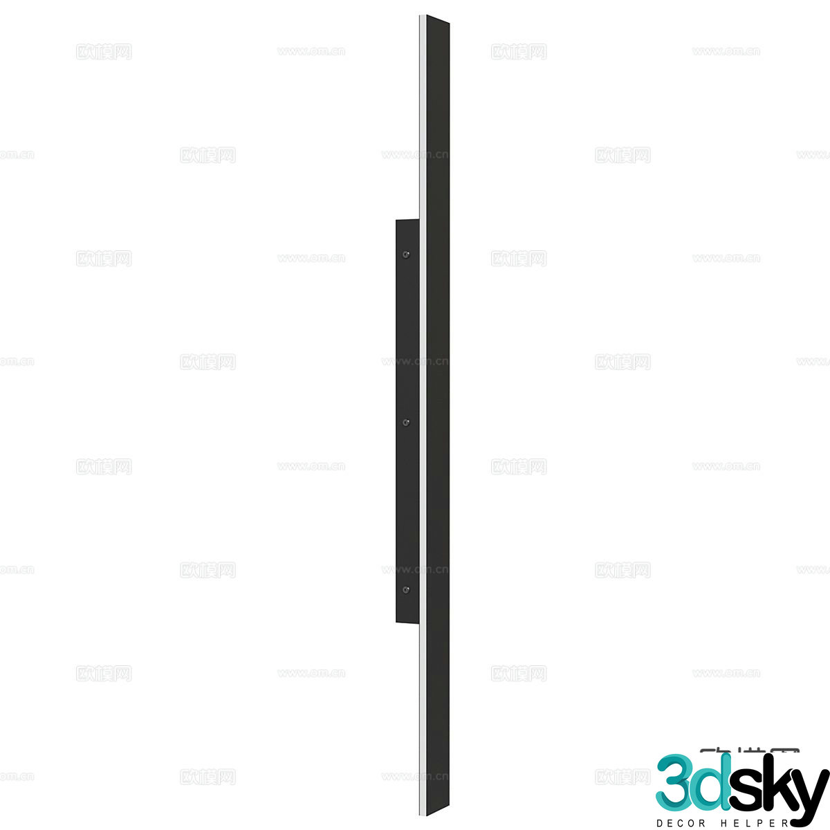Modern minimalist wall lamp 3d model