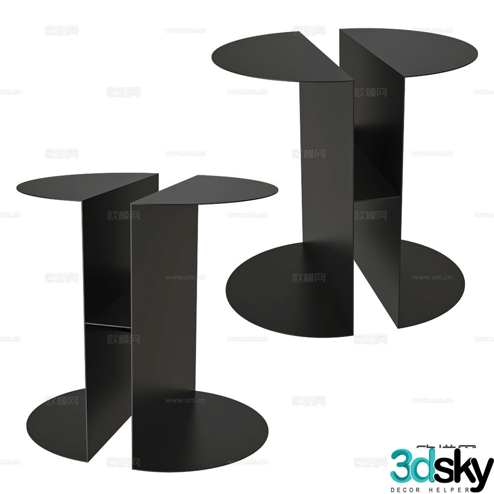 Sgib side table corner table table table 3d model