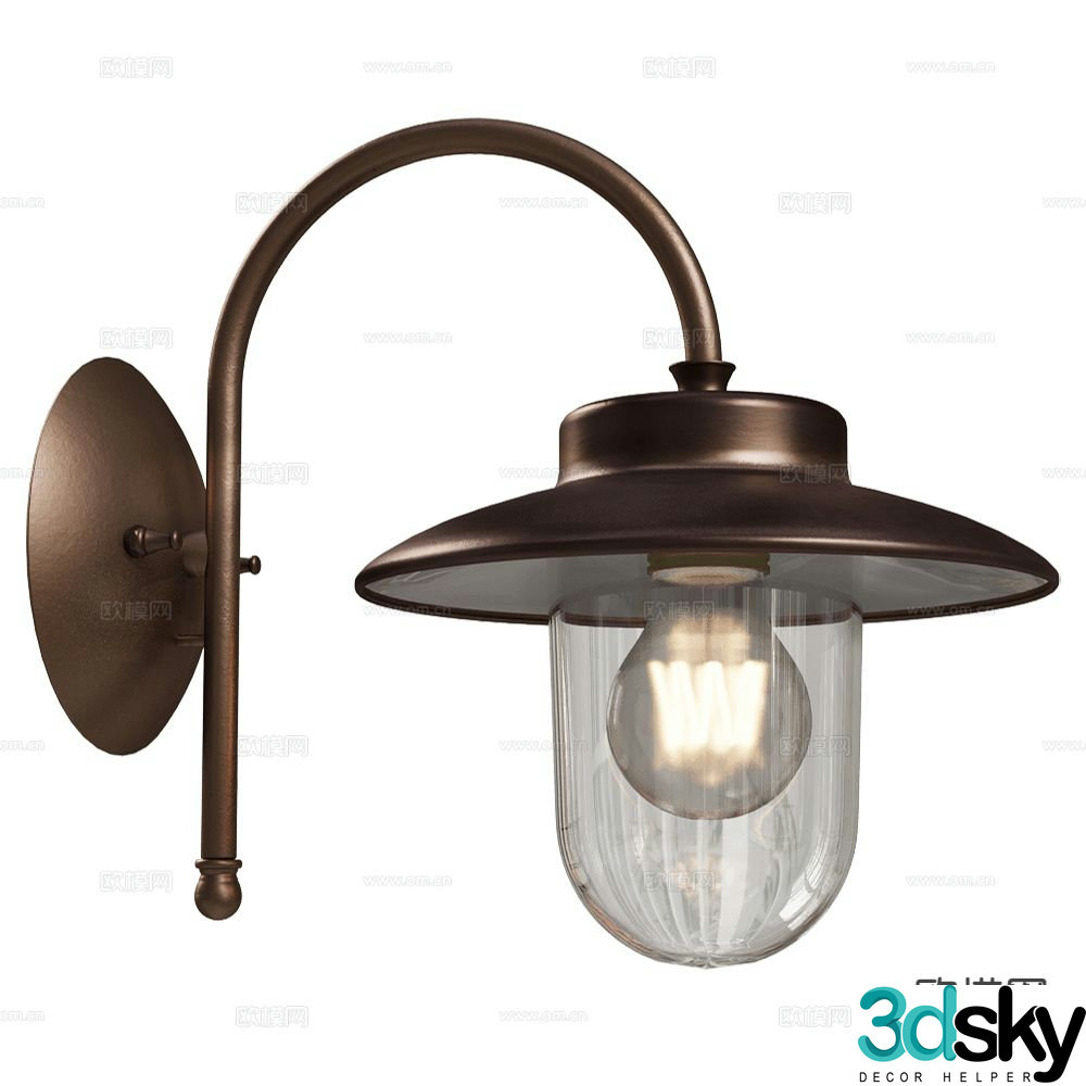 Il Fanale wall lamp 3d model