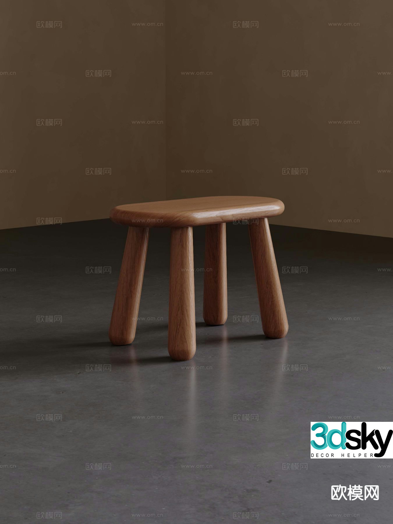 Jingjifeng stool 3d model