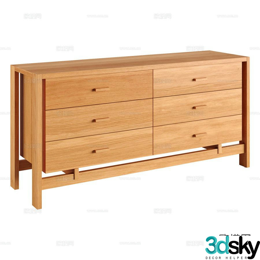 Ainsley sideboard 3d model