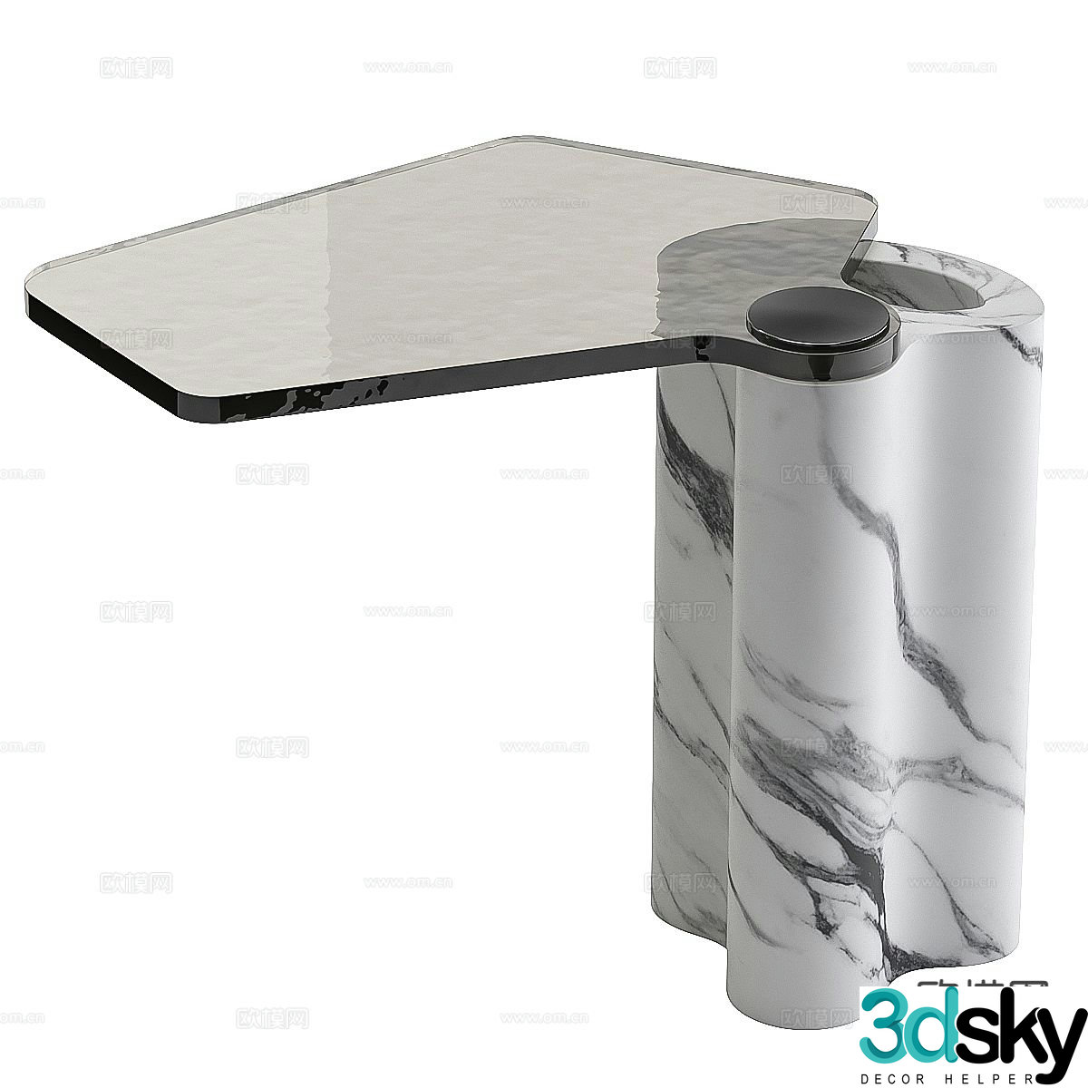 Side table corner table table table 3d model