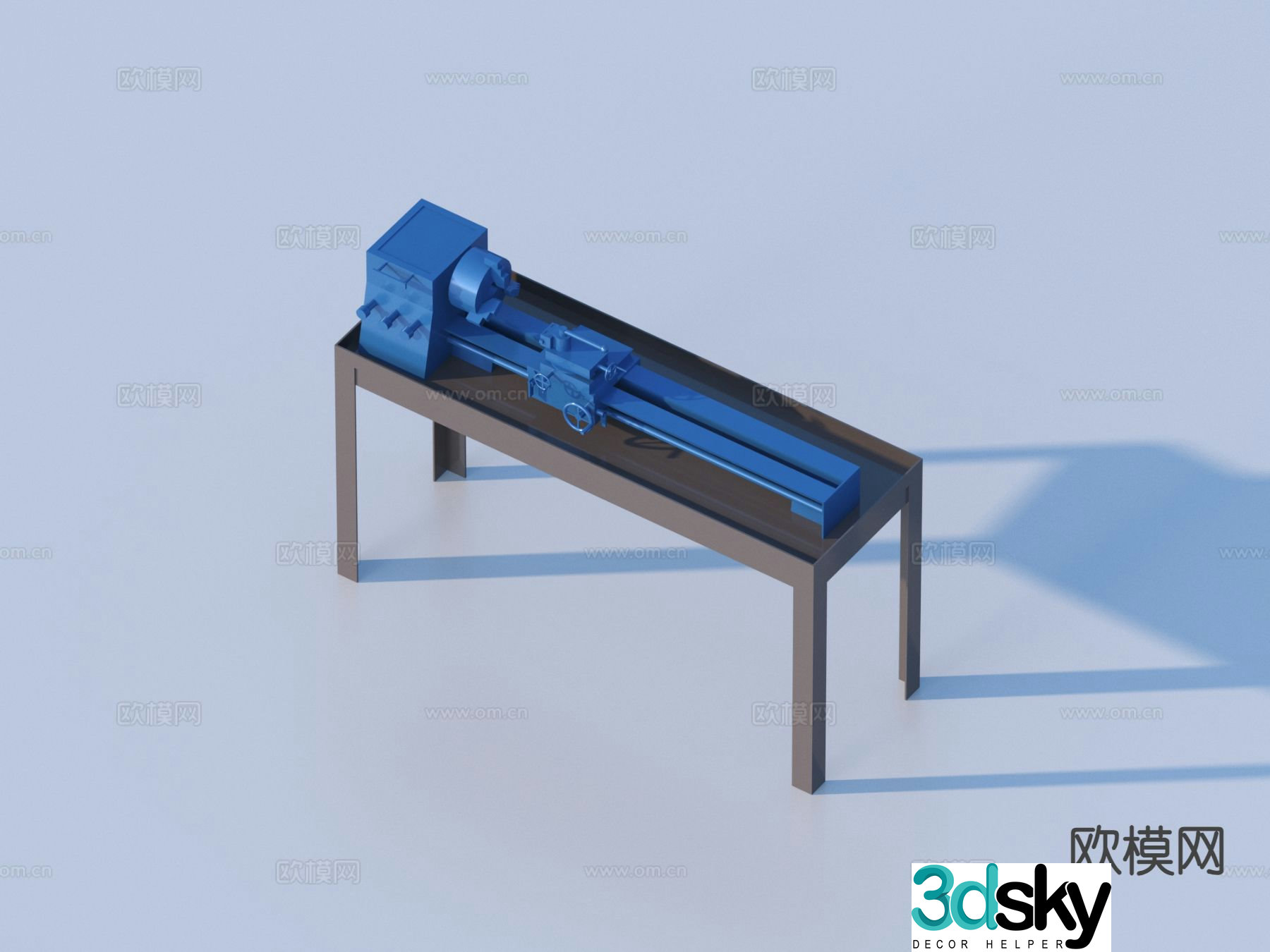 Mechanical machine tools machine equipment 3d model