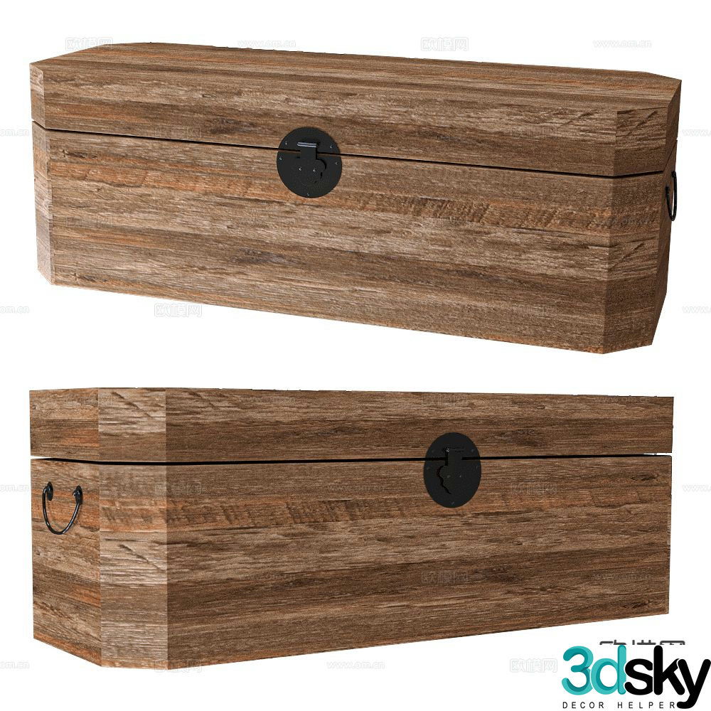Bemondi entryway cabinet locker 3d model