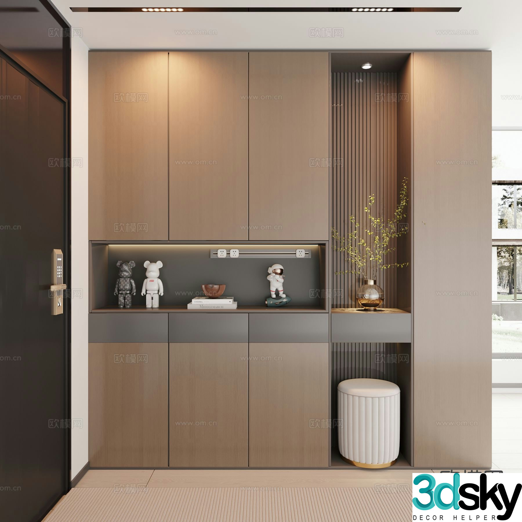 Italian style entrance hall 3D model