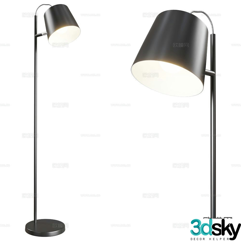 Zuiver Group floor lamp 3d model