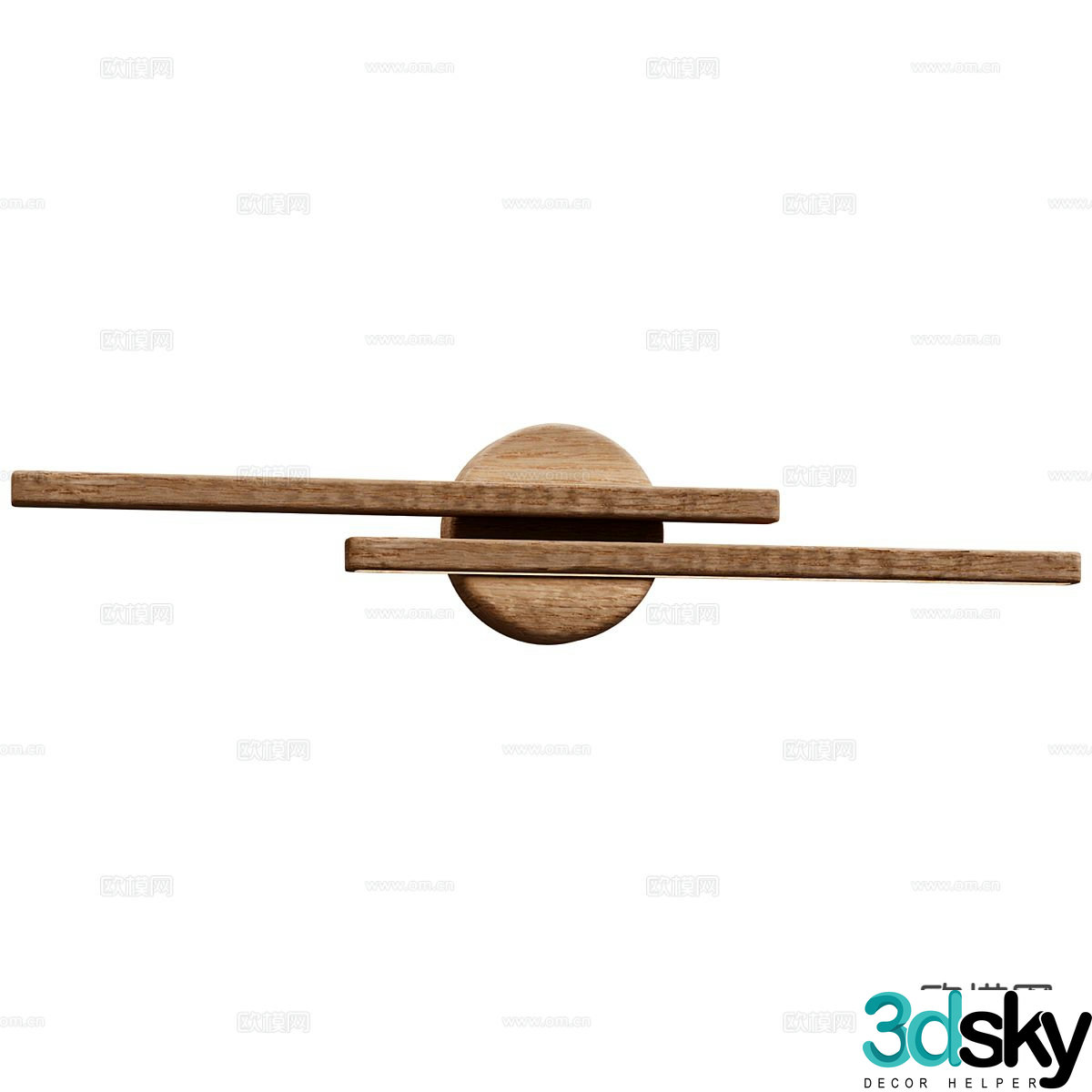 Nordic wall lamp simple wall lamp 3d model