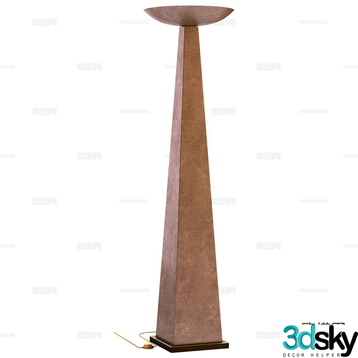 Nordic floor lamp 3d model