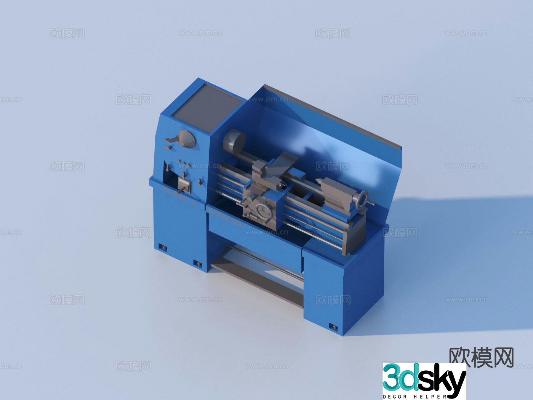 Mechanical machine tools machine equipment 3d model