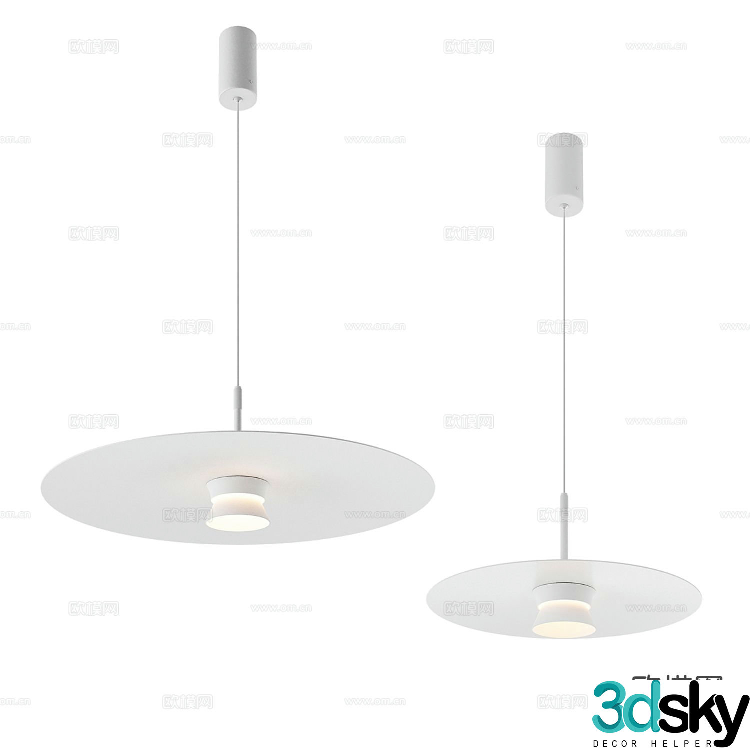 Maytoni minimalist chandelier art chandelier 3d model