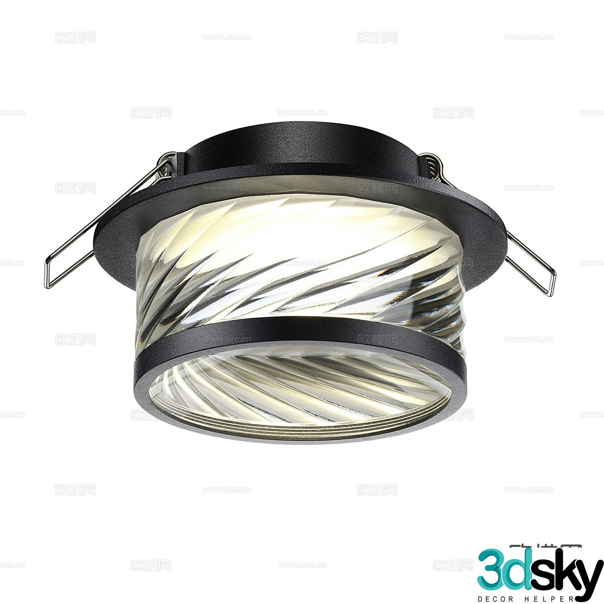 Surface mounted downlight spotlight magnetic light 3D model