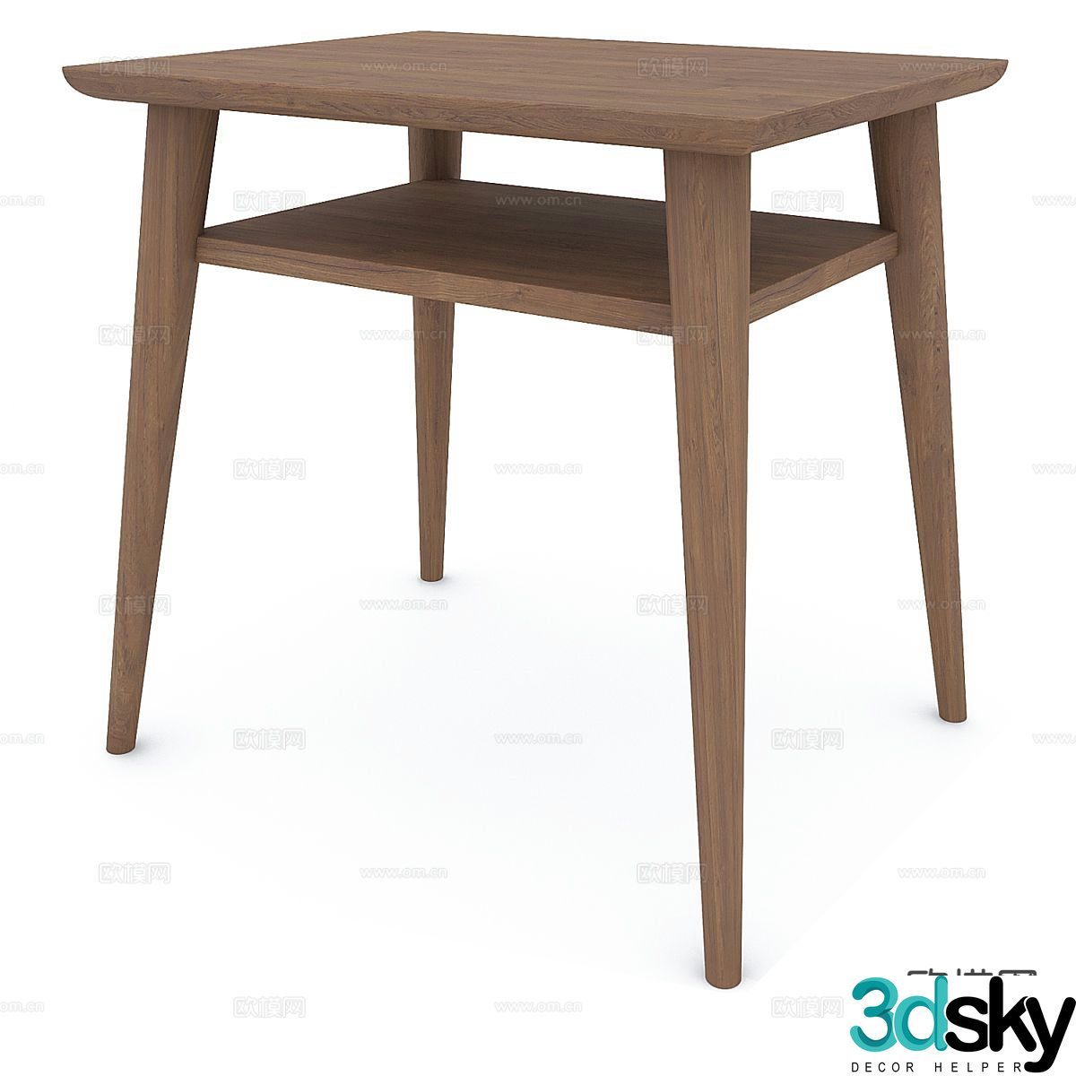 Nordic coffee table 3d model