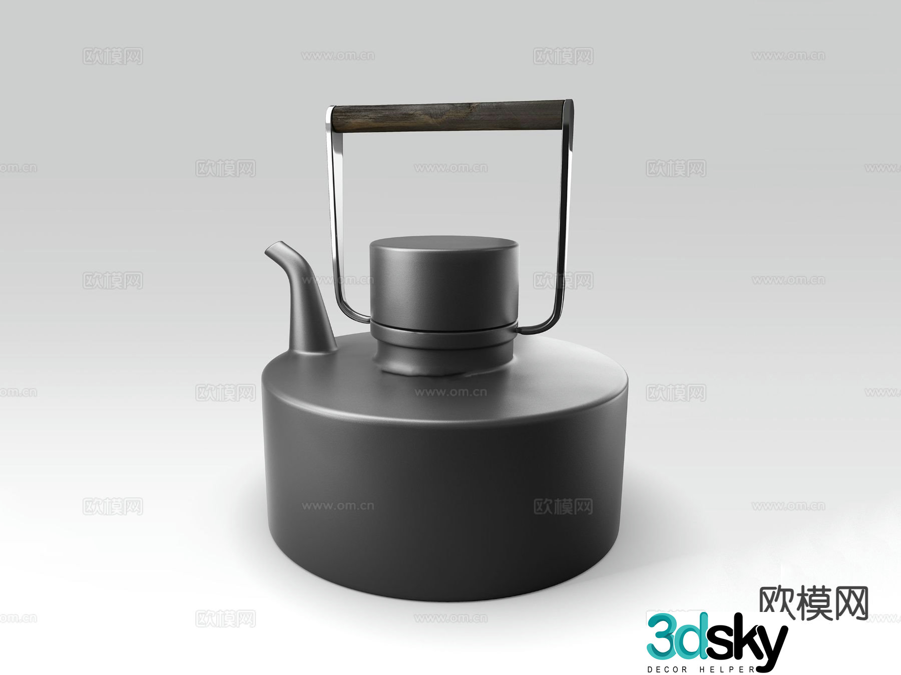 teapot kettle 3d model