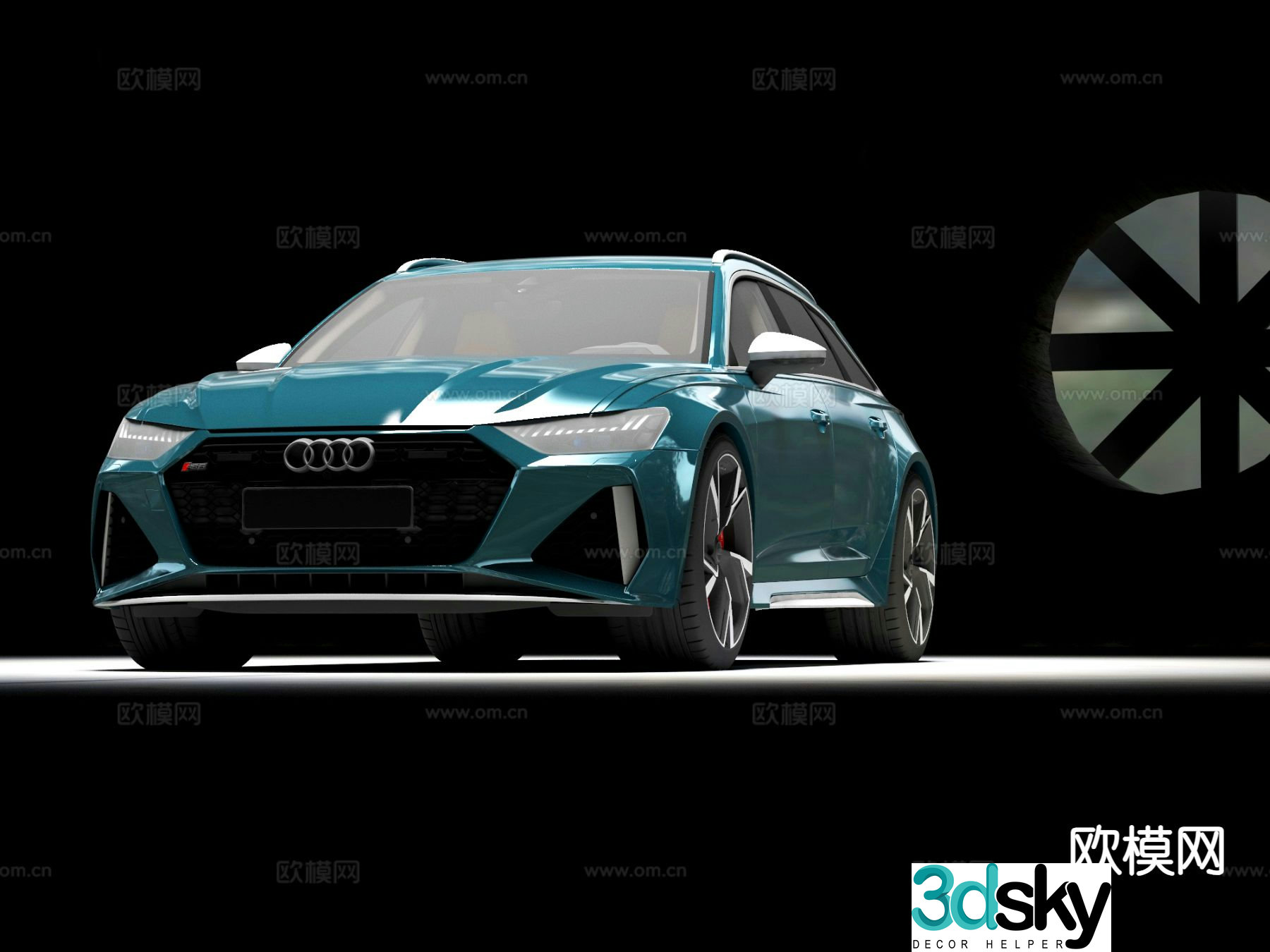 Audi rs6 car 3d model