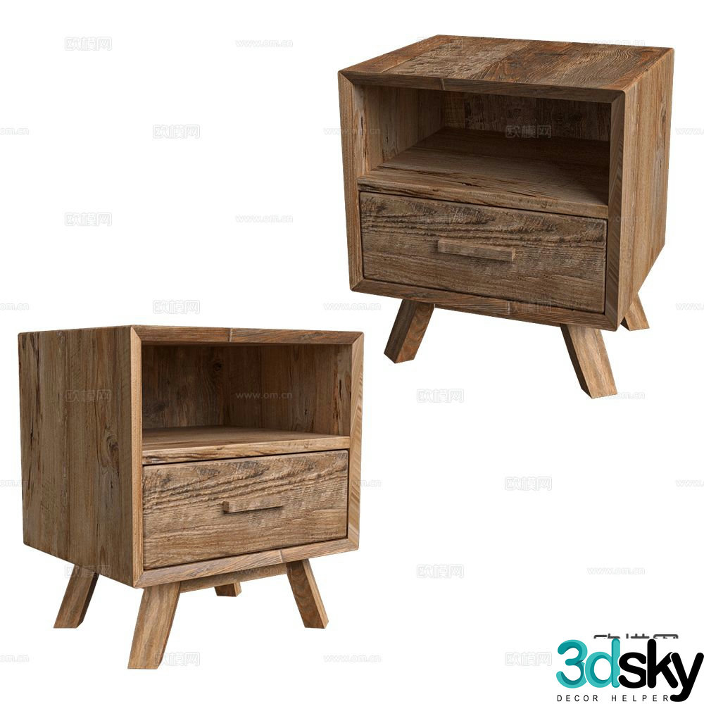 Bemondi bedside table 3d model