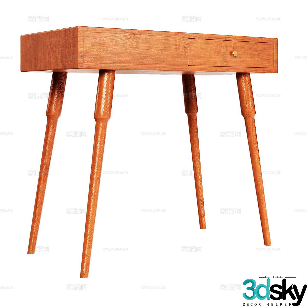 Nordic desk desk 3d model