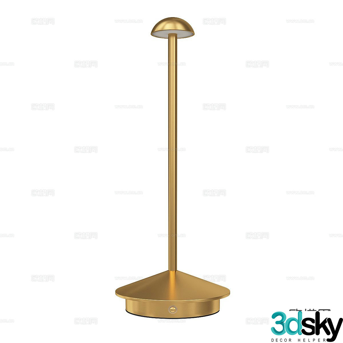 Bedside small chandelier 3d model