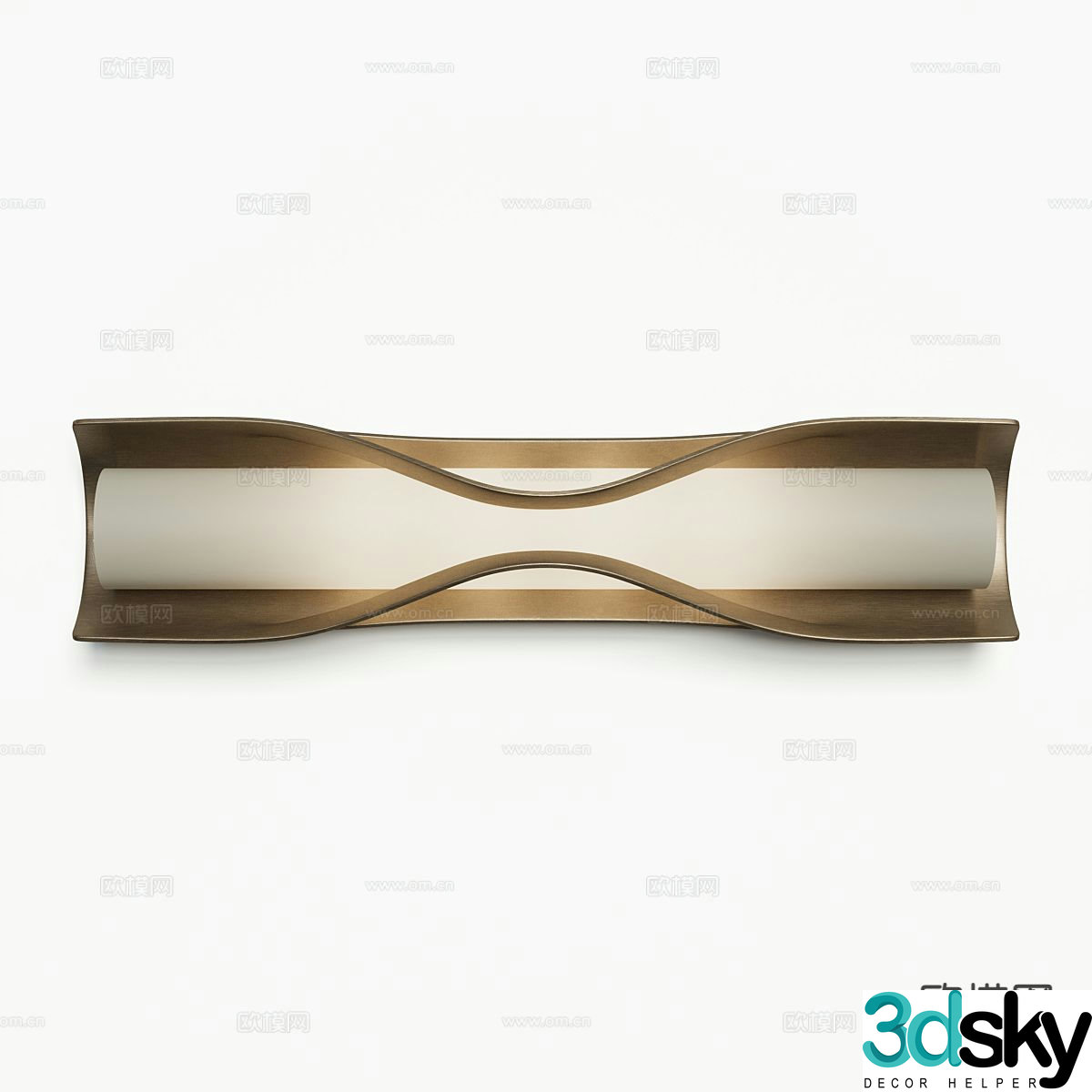 Modern wall light 3d model