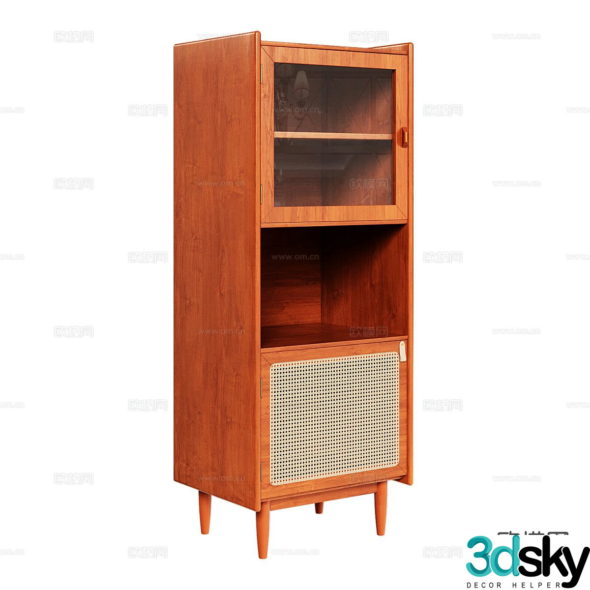 Nordic locker 3d model