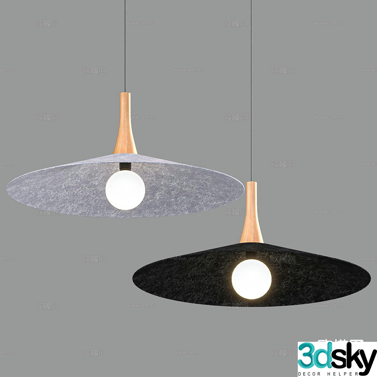 Nordic chandelier 3d model