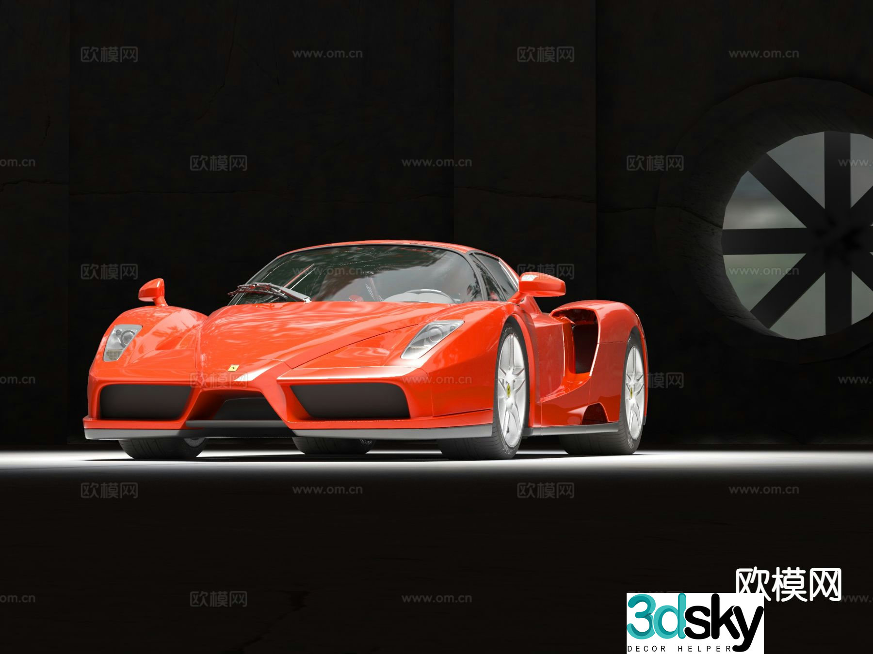 ferrari car sports car supercar 3d model