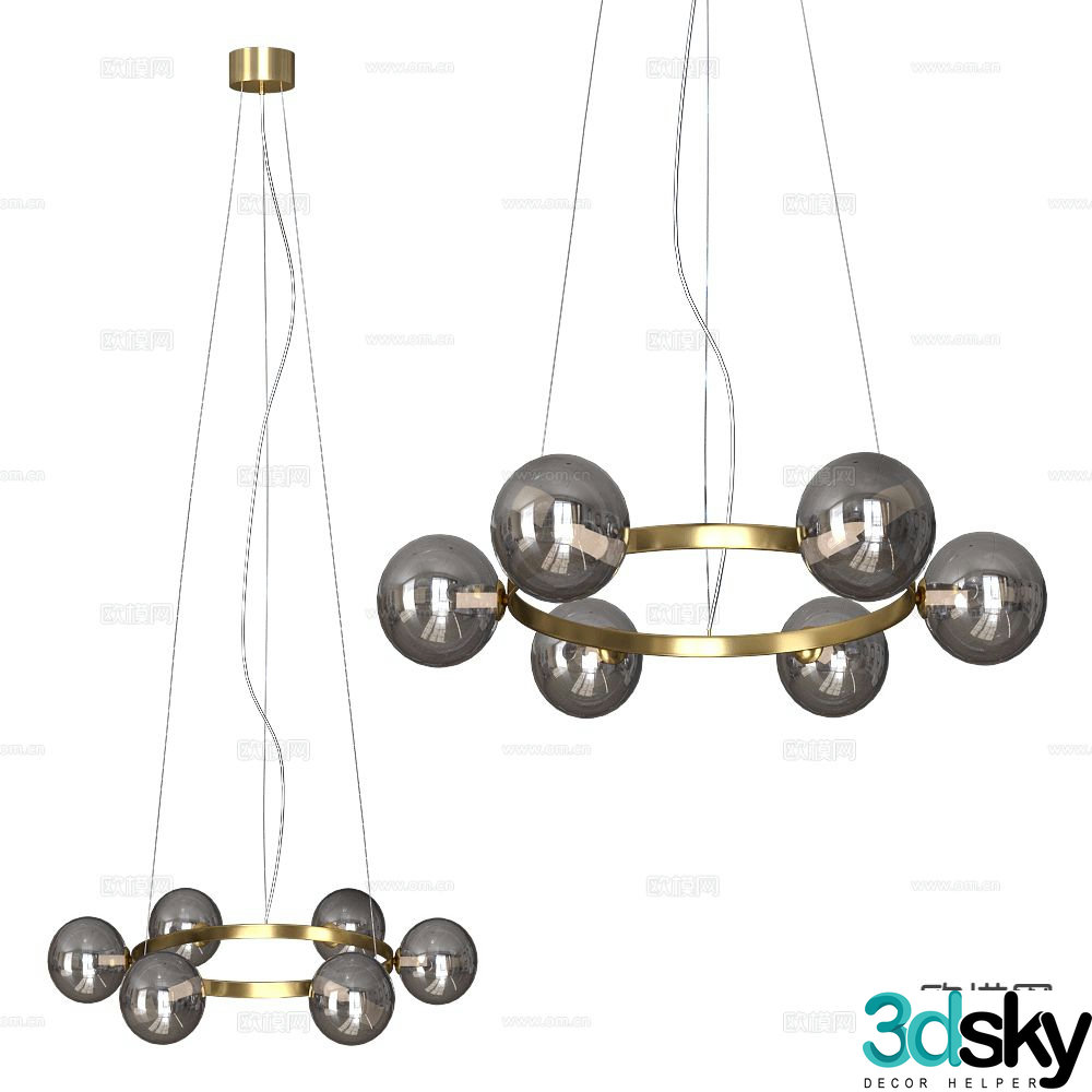 Markslojd chandelier 3d model