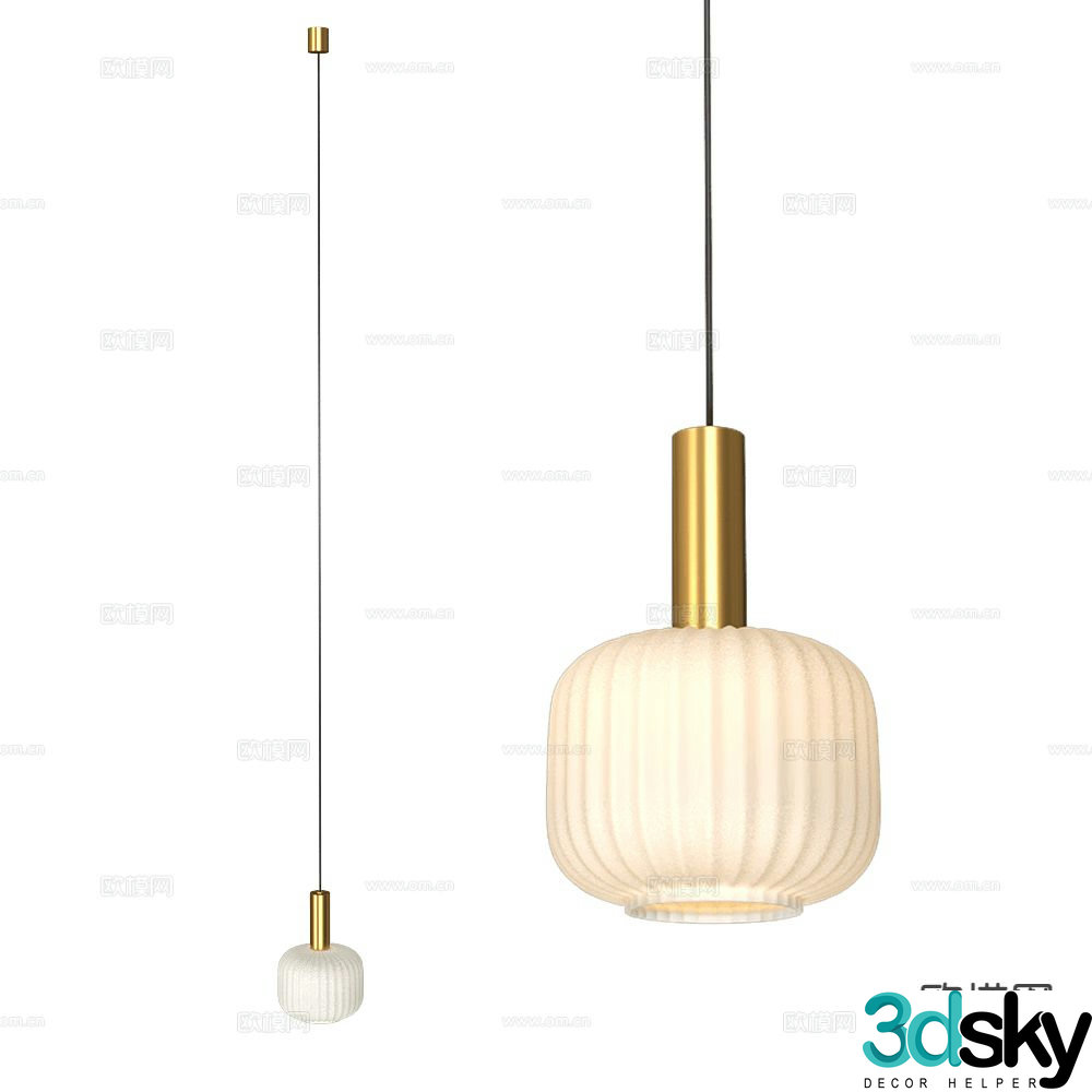 Markslojd art chandelier 3d model