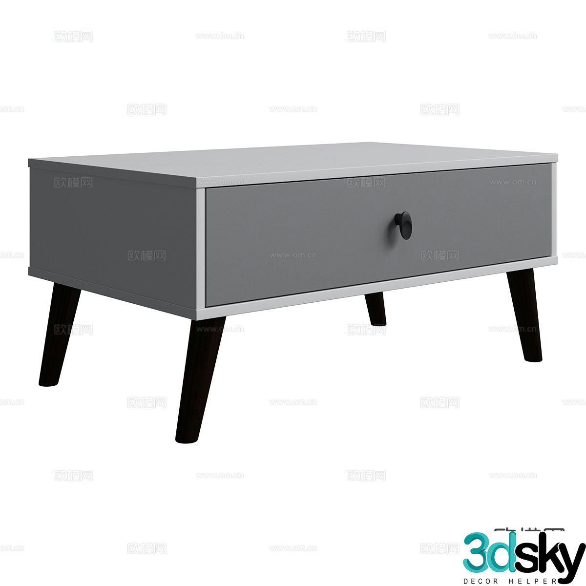Nordic coffee table 3d model