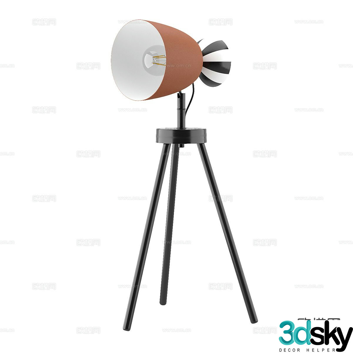 Modern floor lamp 3d model