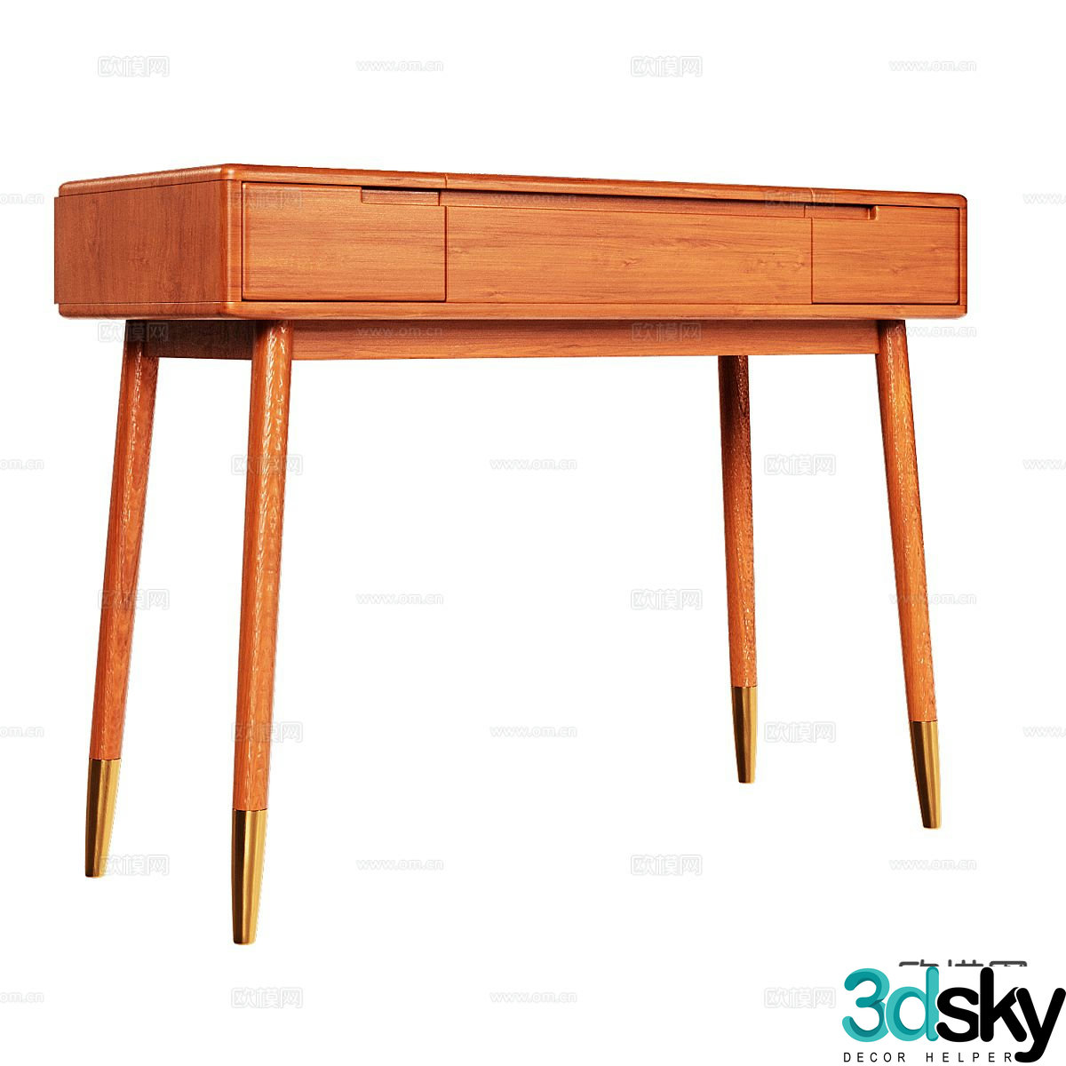 Nordic desk desk 3d model