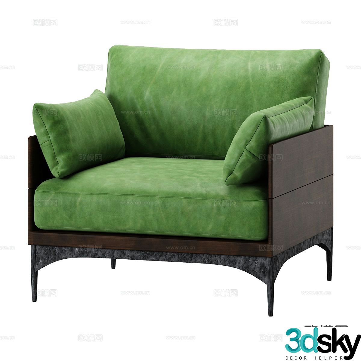 Modern single sofa 3d model