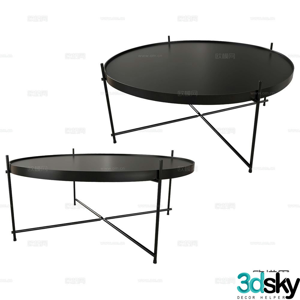 Zuiver Group coffee table 3d model