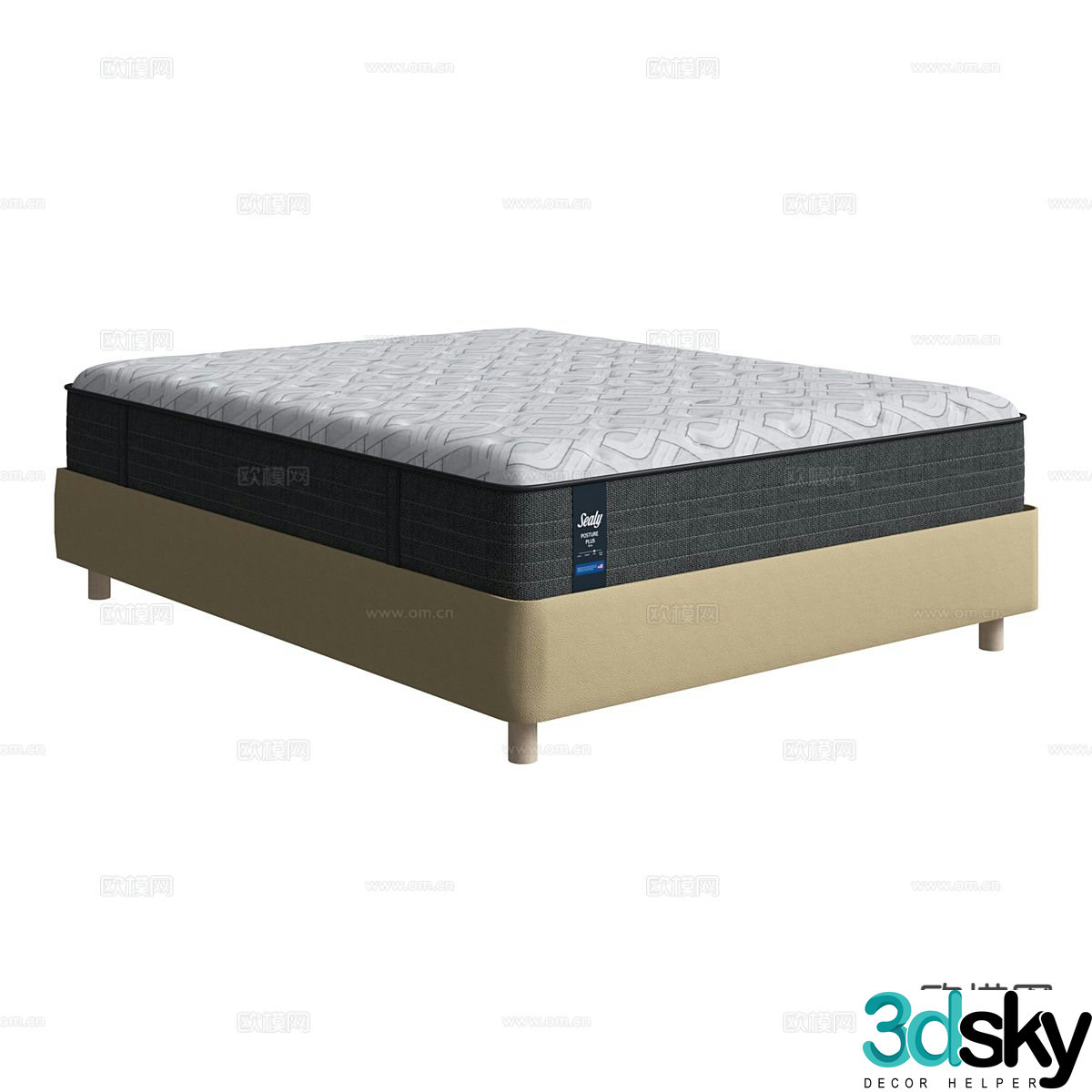 Nordic mattress 3d model