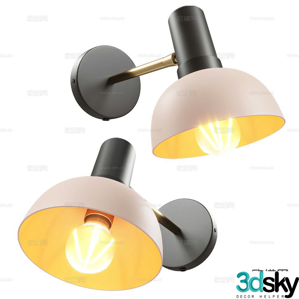 Zuiver Group wall light 3d model