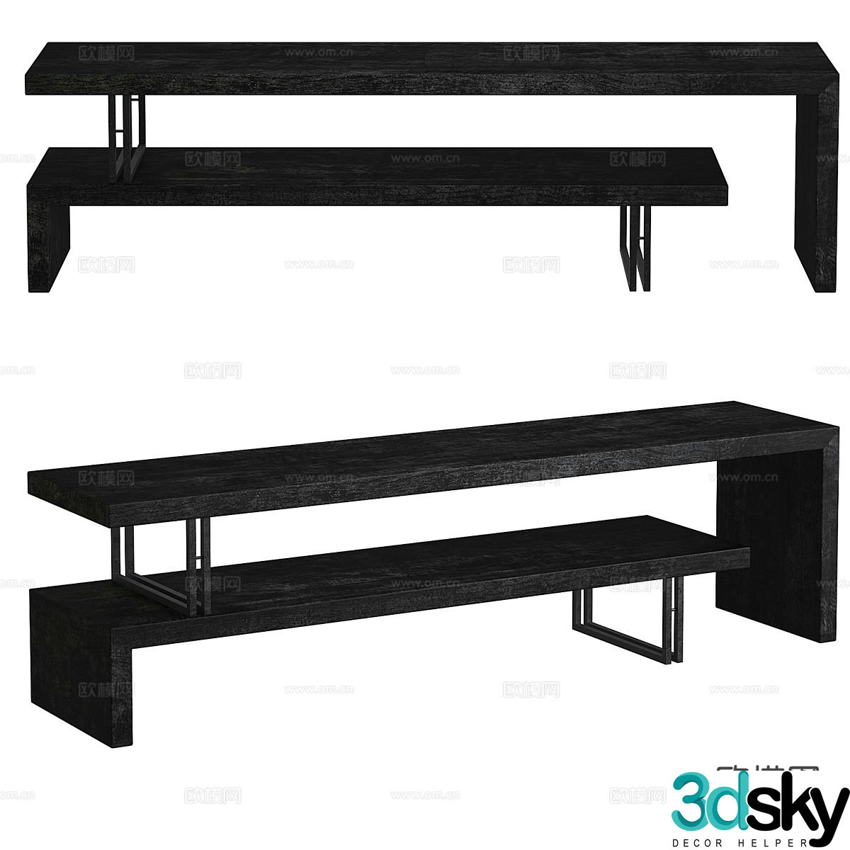 Modern TV cabinet 3d model