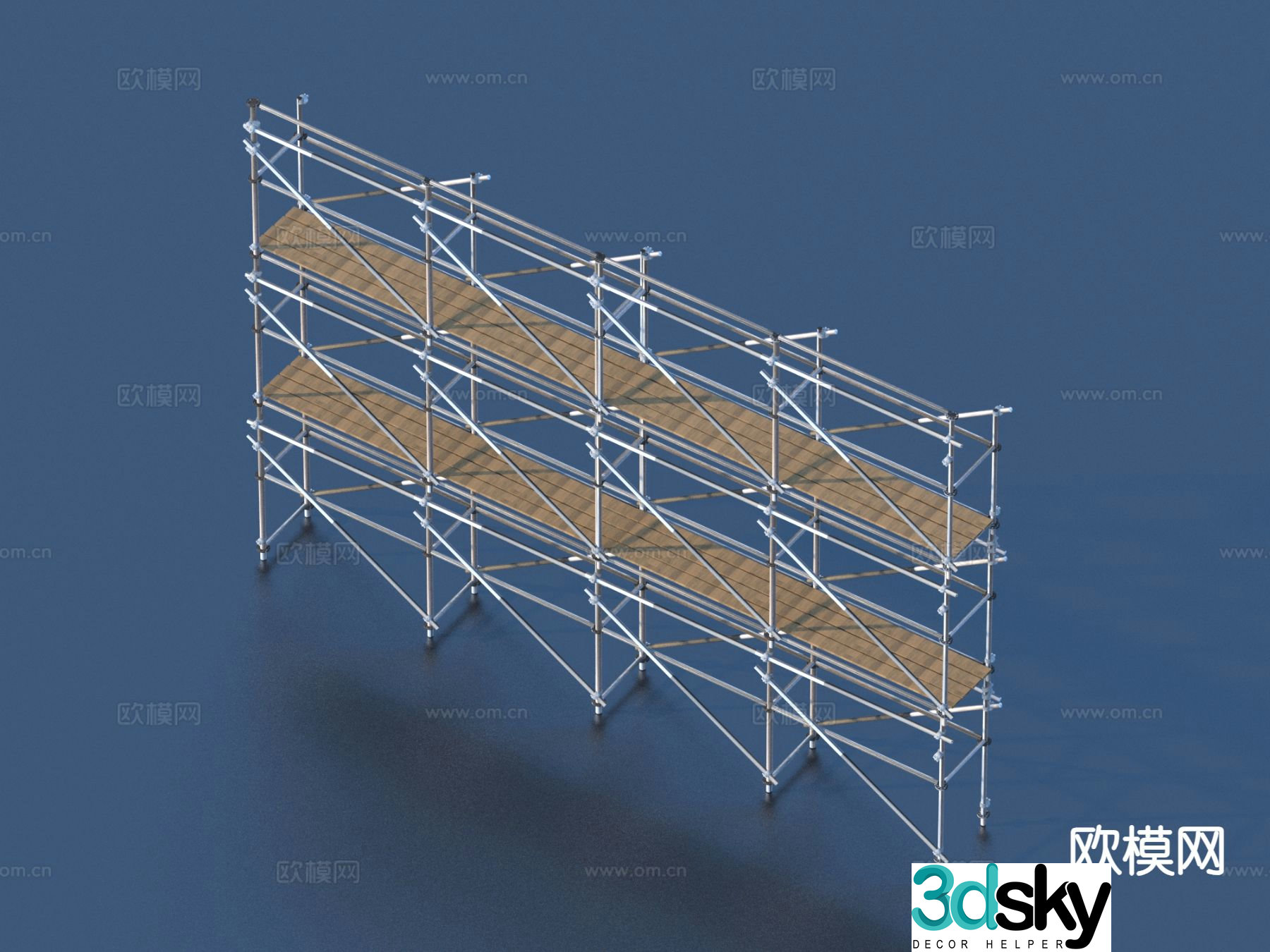 Scaffolding rack 3d model
