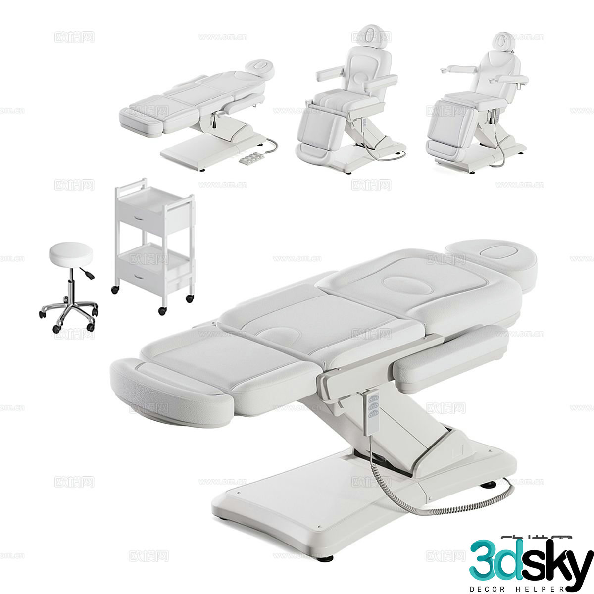 Electric massage chair massage sofa 3d model