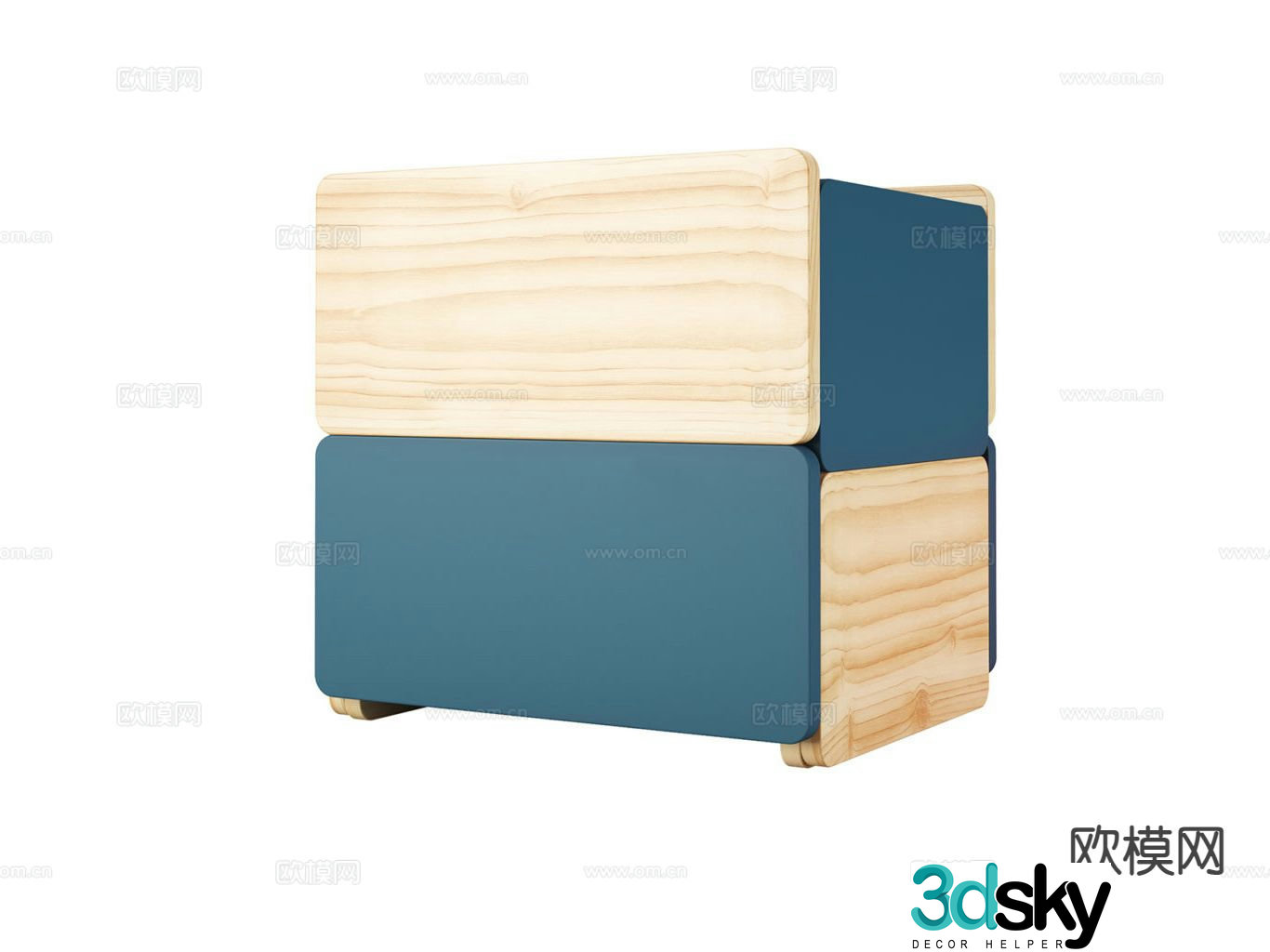 Children’s bedside table 3d model