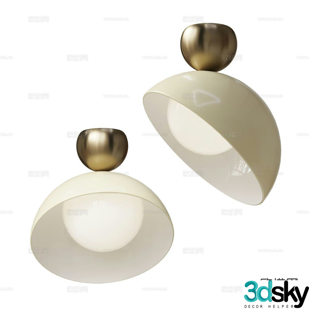 Italamp creative ceiling lamp 3d model