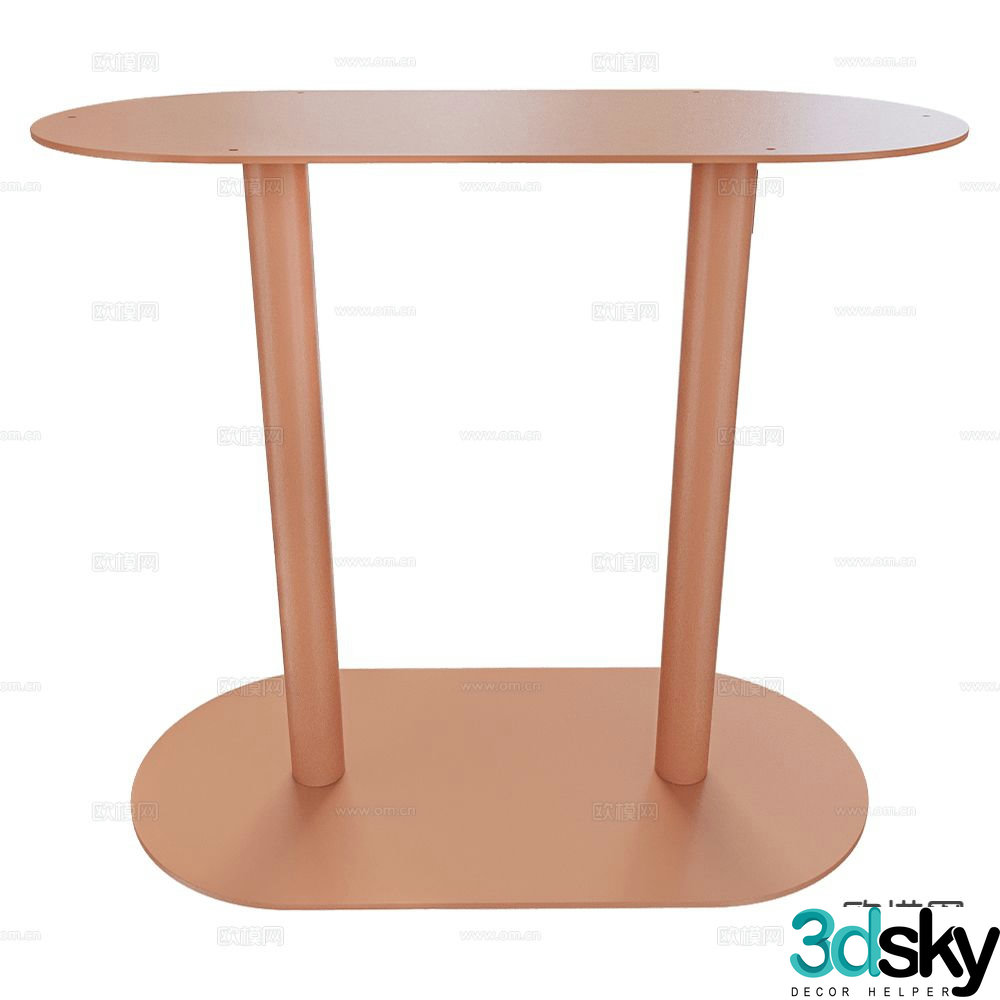 Delo modern side table corner table 3d model