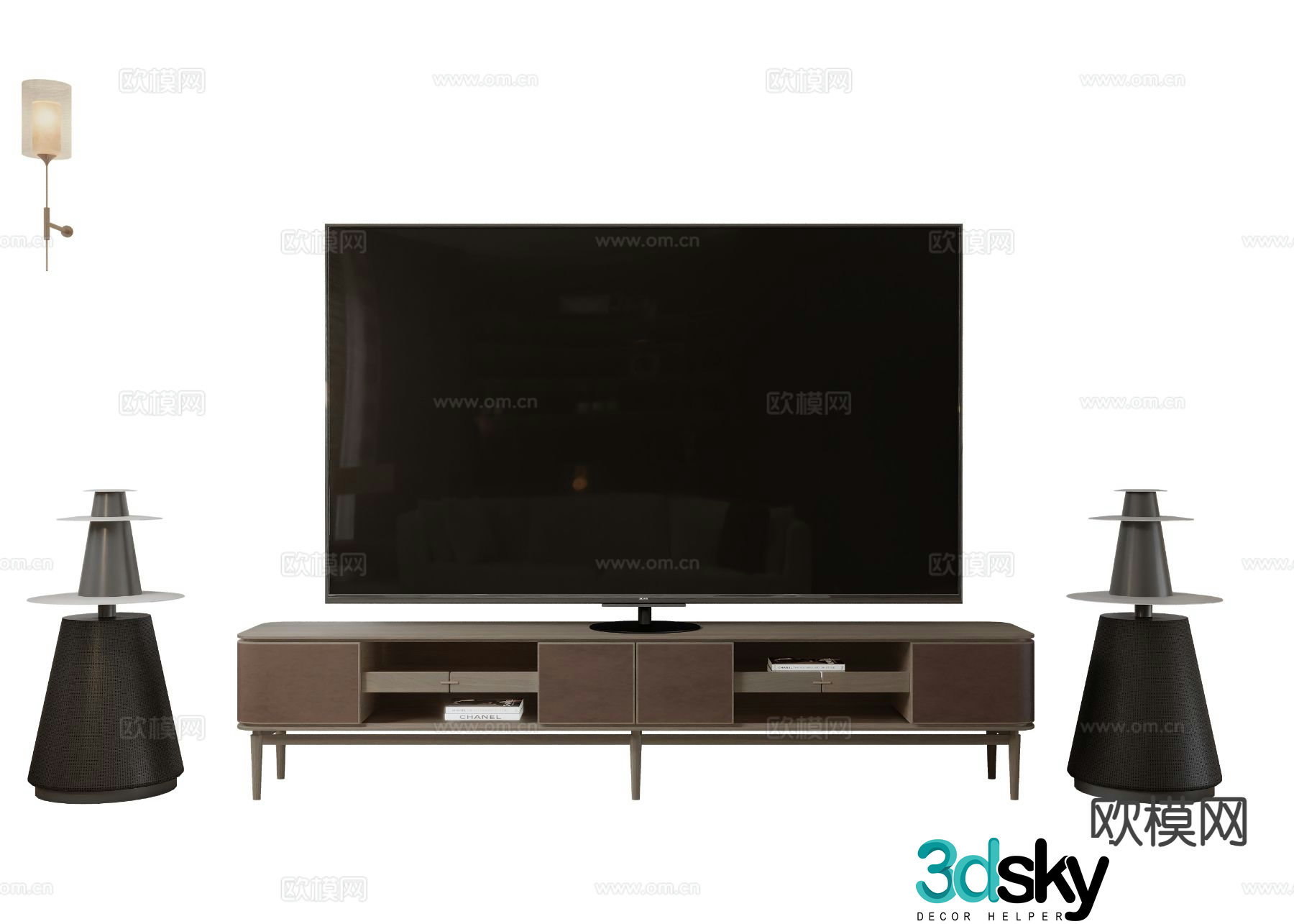 Modern TV cabinet 3d model