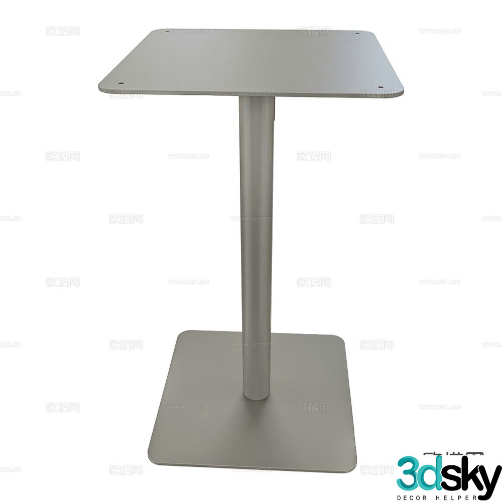 Delo side table and corner table 3d model