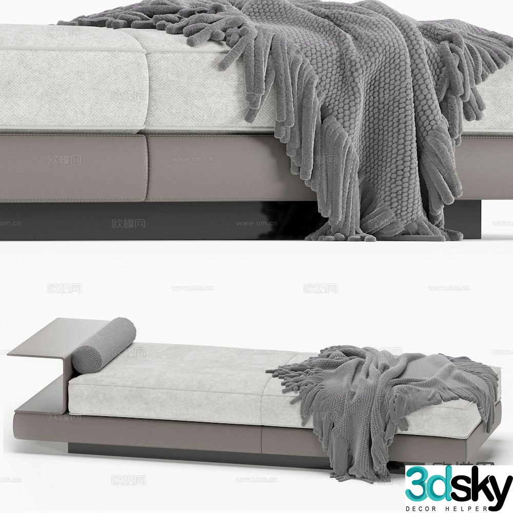 Chaise lounge chaise sofa 3d model