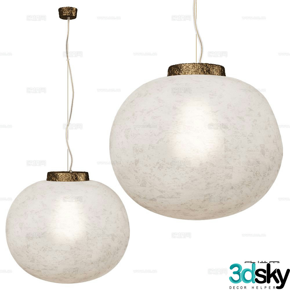 Patrizia Volpato wabi-sabi chandelier 3d model