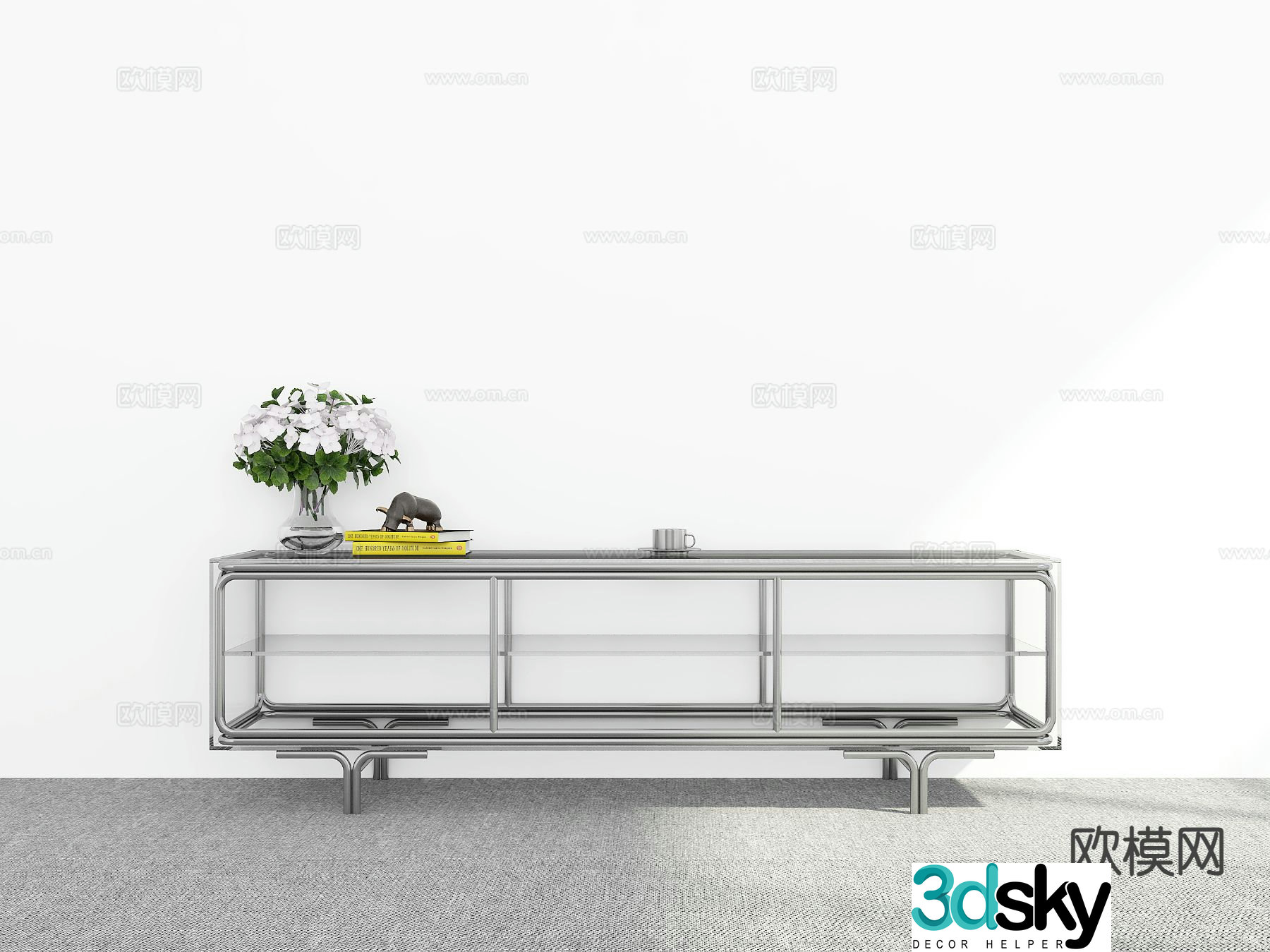 Modern TV cabinet 3d model