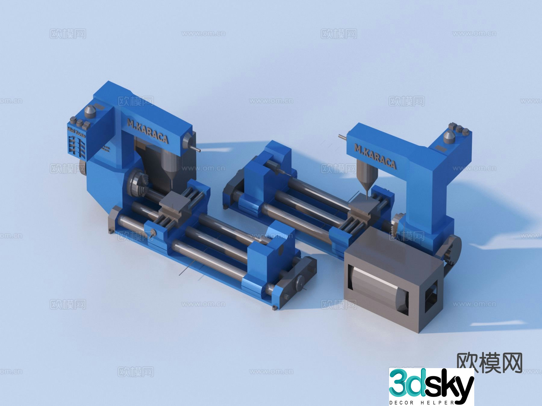 Mechanical machine tools machine equipment 3d model