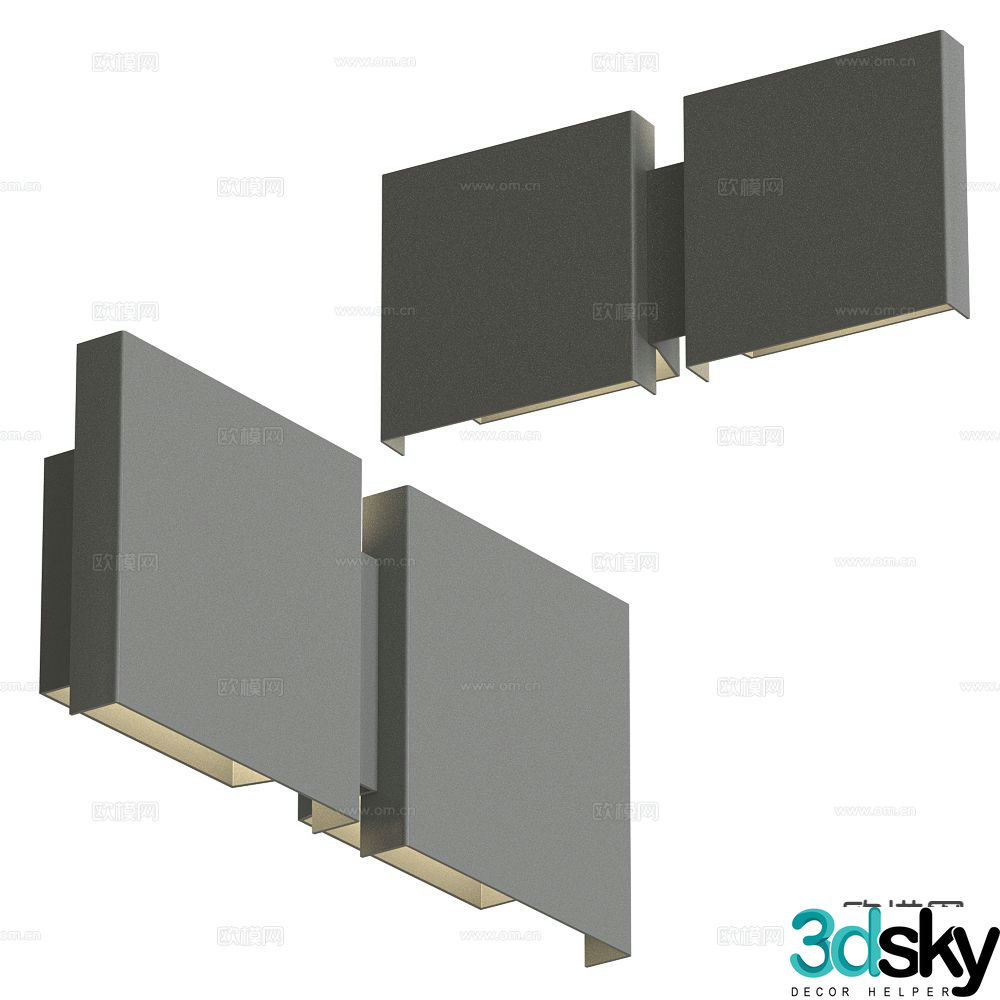 Axis71 wall light 3d model