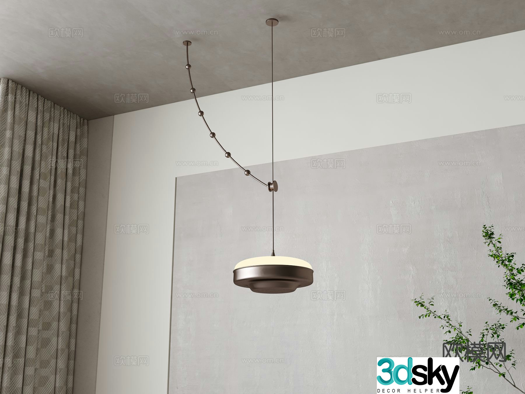 Creative chandelier art chandelier 3d model