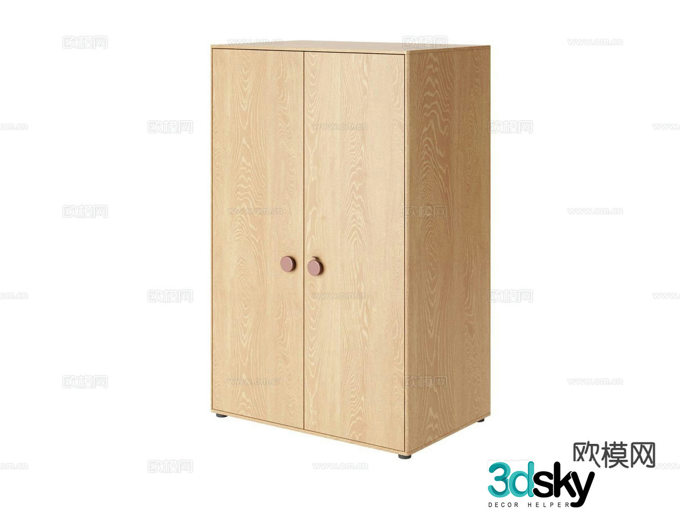 Simple locker 3d model