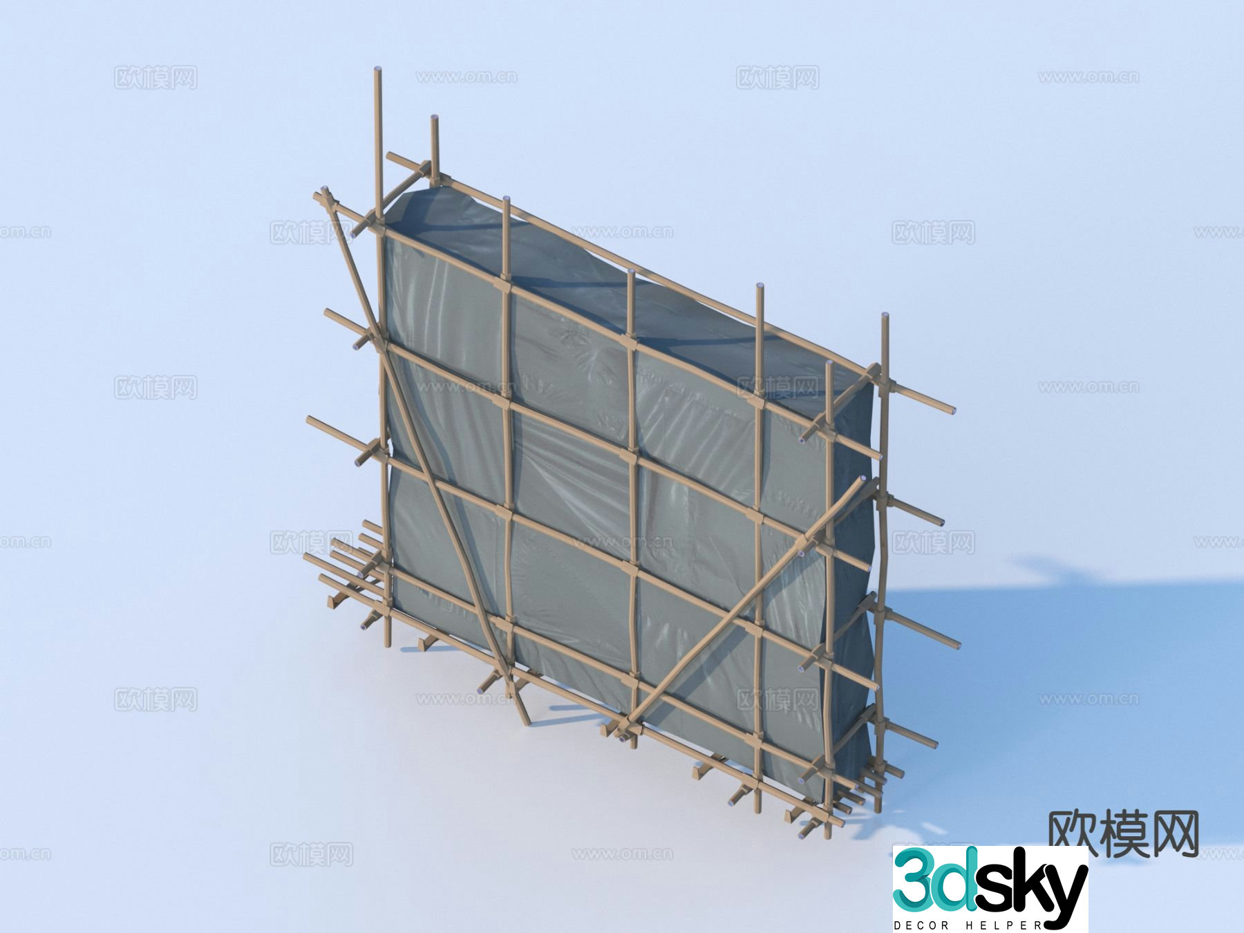 Scaffolding rack 3d model